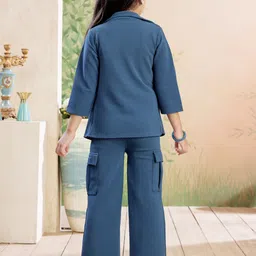 BAESD Girls Printed Coat With Attachable T-Shirt With Trouser image 5