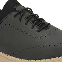 SERVER Men Perforations Round Toe Lace-Ups Sneakers Shoes image 4