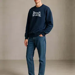 Organic Chics Men Printed Sweatshirt image 4