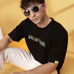 Rigo Unisex Typography Printed T-shirt image 2