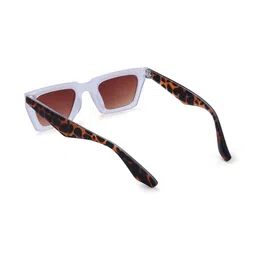 Being Better Unisex Full Rim Square Sunglasses with UV Protected Lens TIGER CATEYE image 2