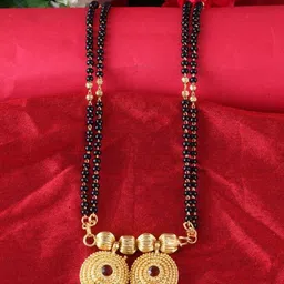 DIVASTRI One Gram Gold-Plated Beaded Mangalsutra-picture-35