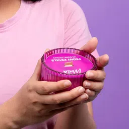 Hyperfoods Scented 1 Sandalwood Transparent Round Regular Jar Candle image 2