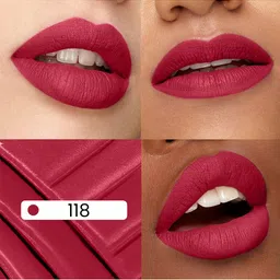 RED 4 Non-Transfer Water-Proof HD Liquid Lipstick - 5.2 ml - Shade 118 image 5