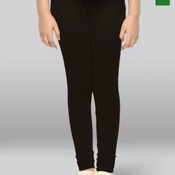 LYRA Girls Pack Of 2 Cotton Ankle-Length Leggings-picture-49