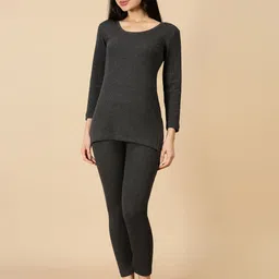 Lux Cozi Round Neck Pure Cotton Thermal Set-image-70