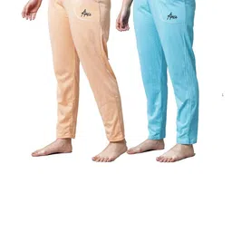 trendy world Pack of 2 Women Cotton Relax Fit Pyjama-picture-16