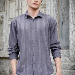 HERE&NOW Men Opaque Casual Shirt-picture-39