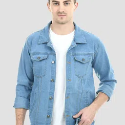 MONTREZ Lightweight Long Sleeves Denim Jacket-picture-36
