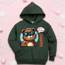 NUSYL Girls Printed Hooded Sweatshirt-image-91