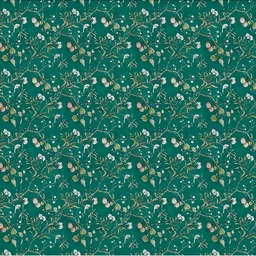 INDIAN ROYALS Blue & Green Floral Printed Self-Adhesive & Durable Wall Sticker-image-86