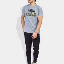 Greylongg Graphic Printed Minions Round Neck Cotton Tshirt image 5