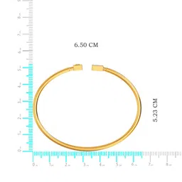 Joyalukkas Women 22 KT Square Sparkle Gold Bangle- 4.908 gms image 5