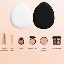 Facejewel Set Of 6 Makeup Sponge- 2 Pizza- 2 Blander & 2 Finger Puff image 2