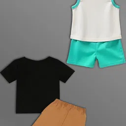 HELPOM Unisex Kids Printed T-shirt with Shorts image 5