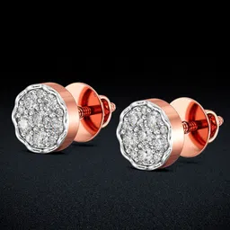 Joyalukkas Twilight Cluster Diamond Earrings -1.92 gm-image-44