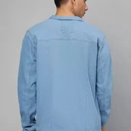 LINARIA Lightweight Spread Collar Denim Jacket image 2