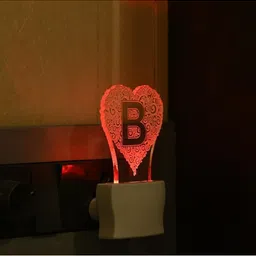 1ST TIME Red & White Printed Acrylic Abstract Shaped Shaped Wall Lamp-picture-25