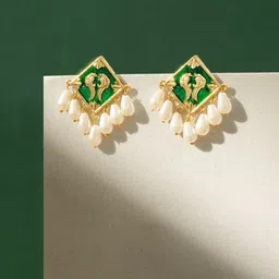 TEEJH Contemporary Drop Earrings-image-86