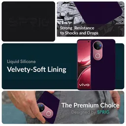 SPRIG IQOO Z10R 5G Impact Resistant Silicone Back Case image 3