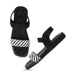 Shoetopia Girls Open Toe Flats with Bows image 5