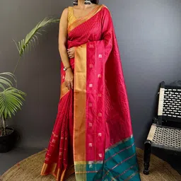 elora Woven Design Zari Bhagalpuri Saree-picture-16