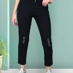 COUTUME COLLECTIONS Women Boyfriend Fit Mid-Rise Mildly Distressed Stretchable Jeans-image-78