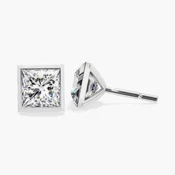 VALANOVA 18Kt Gold Lab Grown Diamond Earrings- 2.85g image 5