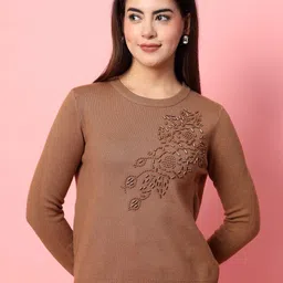 Mafadeny Women Cardigan with Embellished Detail-image-17