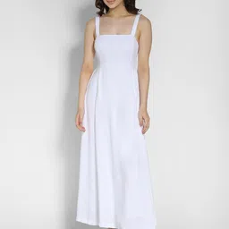 AMERICAN EAGLE OUTFITTERS Solid Fit and Flare Maxi Dress-picture-40