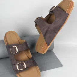 DressBerry Women Open Toe Flats with Buckles image 1