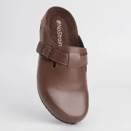 NoStrain Men's Mule Cork Shoes With Adjustable Buckle. image 2