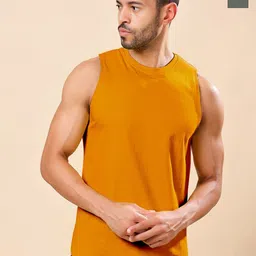 Friskers Pack Of 2 Pure Cotton Round Neck Gym Vests 230725AE-26-41-picture-42