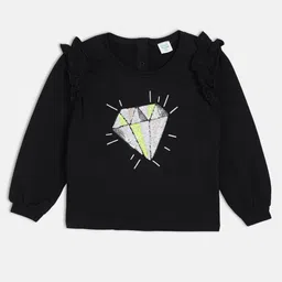 MINI KLUB Print Puff Sleeve Cotton Top-picture-33