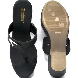 The Roadster Lifestyle Co Women Party Block Heels with Open Back image 5