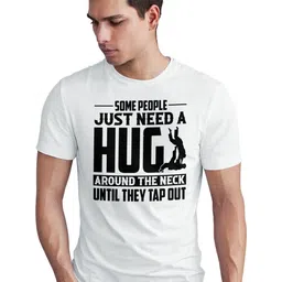 Seekbuylove Men Bio Finish Typography Printed Pure Cotton T-shirt-picture-52