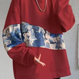 StyleCast x Revolte Men Printed Pullover Sweatshirt image 5