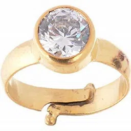 GenZcomplex Gold-Plated Brass Zircon Finger Ring-picture-12