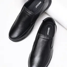 Regal Men Solid Leather Smart Casual Slip-On Sneakers-picture-12