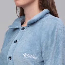 KLOTTHE Wool Bath Robe With Belt image 4