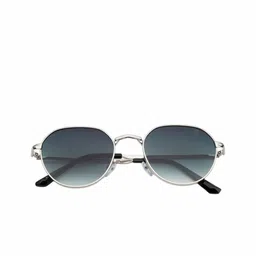 HASHTAG EYEWEAR Men Oval Sunglasses with Polarised and UV Protected Lens image 4