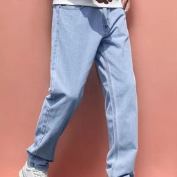 SZN Men Blue Mid-Rise Baggy Fit Jeans-picture-19