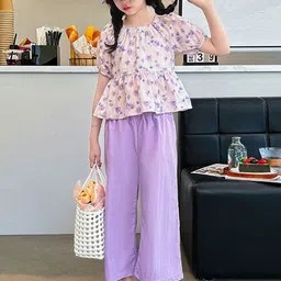 StyleCast x Revolte Girls Printed Top With Pyjamas image 4