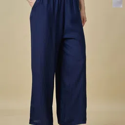 URBAN TRENDING Women Pack Of 2 Solid Wide Leg Slip-On Elasticated Palazzos-picture-44