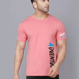 TEEFOX Typography Printed Round Neck Short Sleeves Regular Fit T-Shirt-picture-19