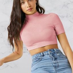 Dream Beauty Fashion Women High Neck Fitted Crop Top-picture-37
