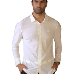 Hektor Self Design Spread Collar Comfort Shirt-picture-13