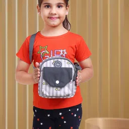 PB Pearlbags Printed Sling Bag with Cut Work image 2