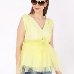 JAKANARY Net Fit & Flare Midi Dress image 4