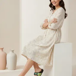 El Paso Women Black Open Toe Leather Casual Slip On Flats image 2